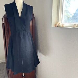 Derek Lam Black Sleeveless Fit & Flare Dress | Size 8